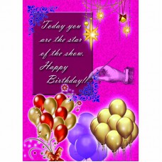 INSPIRAZIONS GREETING CARD Birthday Star